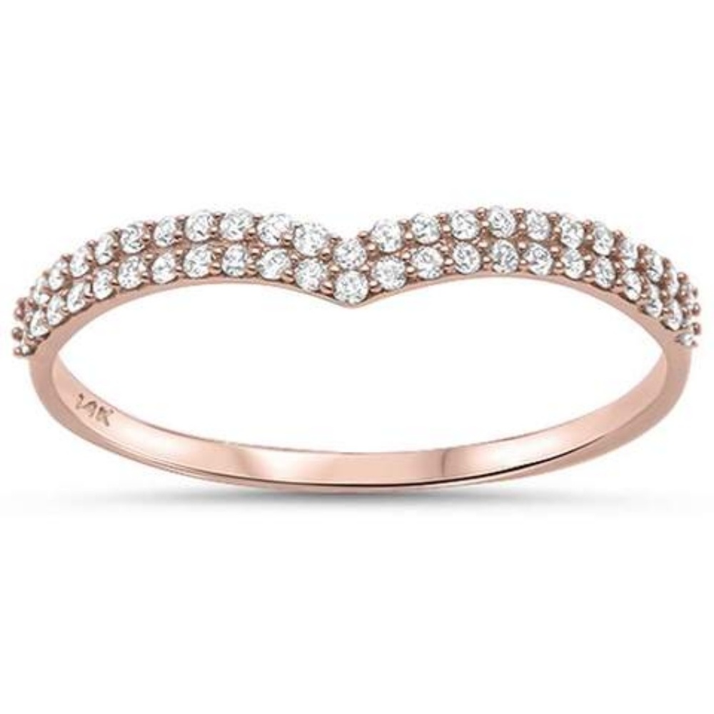 rose gold diamond e - Picture 1 of 1
